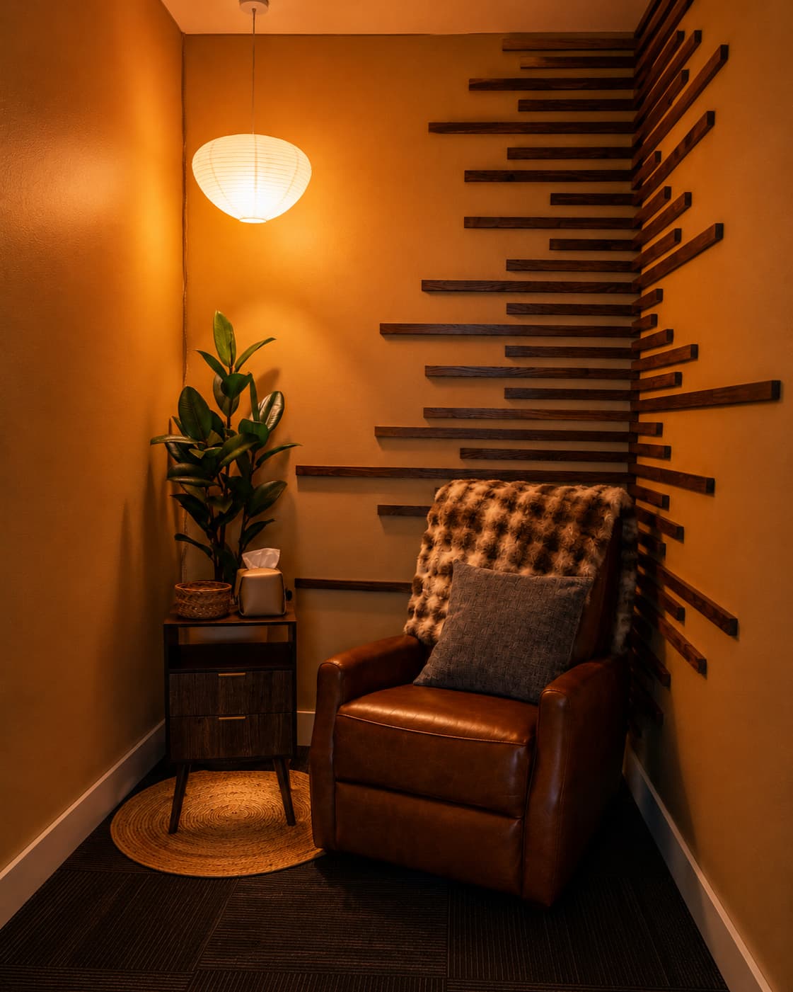Wood Room Spravato treatment suite